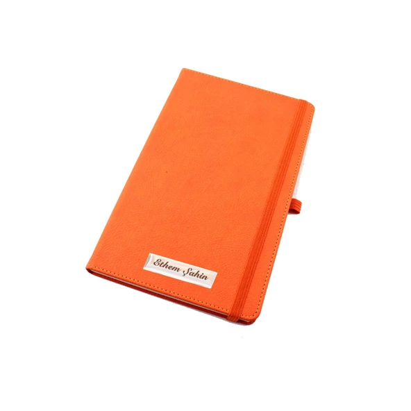 İsme Özel Defter Lastikli Termo Deri Yılbaşı Hediyesi - 7