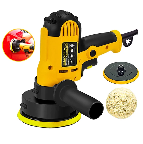 Anadolu Strong ANS1073 Devir Ayarlı Zımpara Araba Pasta Cila Parlatma 125 mm Polisaj Makinesi - 6