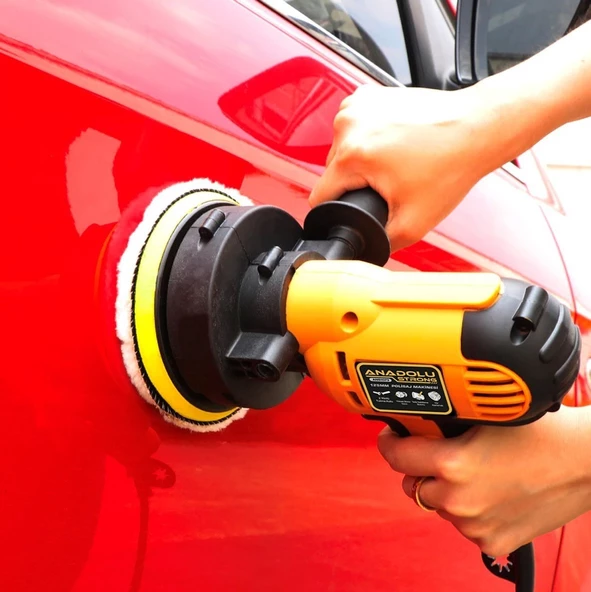 Anadolu Strong ANS1073 Devir Ayarlı Zımpara Araba Pasta Cila Parlatma 125 mm Polisaj Makinesi - 8