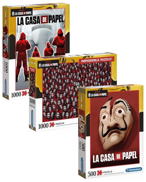 Clementoni La Casa De Papel 3lü Puzzle Seti