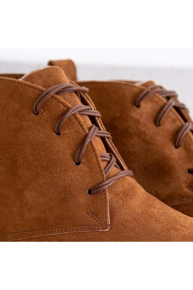 Modatalika Kadın Nubuk Kısa Bot - Resim 9