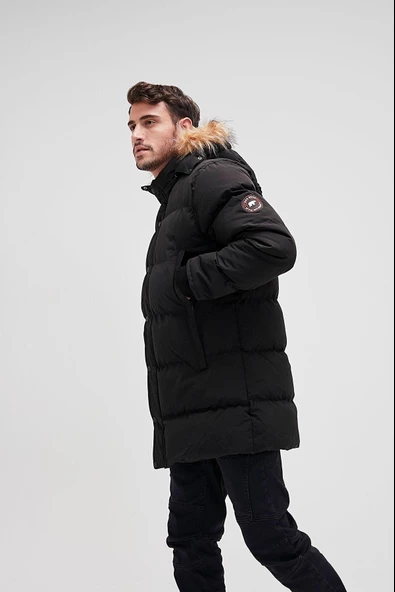 Bad Bear Erkek Siyah Mont Pathfınder Coat 20.02.13.001-C01 - 3
