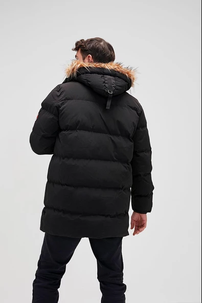 Bad Bear Erkek Siyah Mont Pathfınder Coat 20.02.13.001-C01 - 2