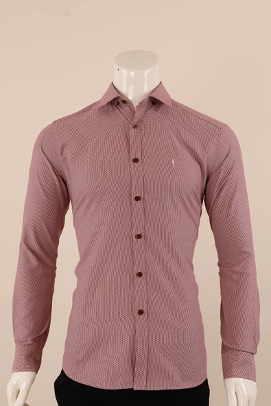 Uzun Kol Regular Fit Desenli Gömlek - 10