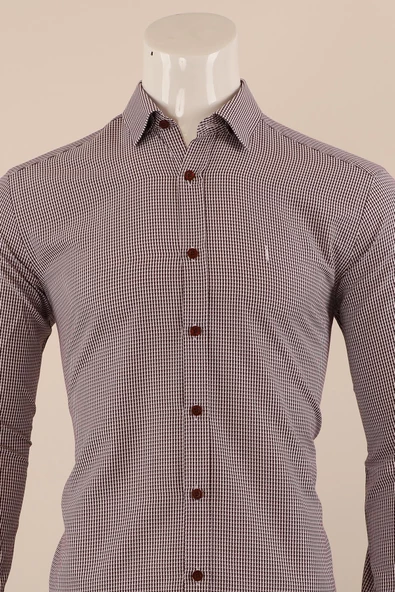 Uzun Kol Regular Fit Desenli Gömlek - 7