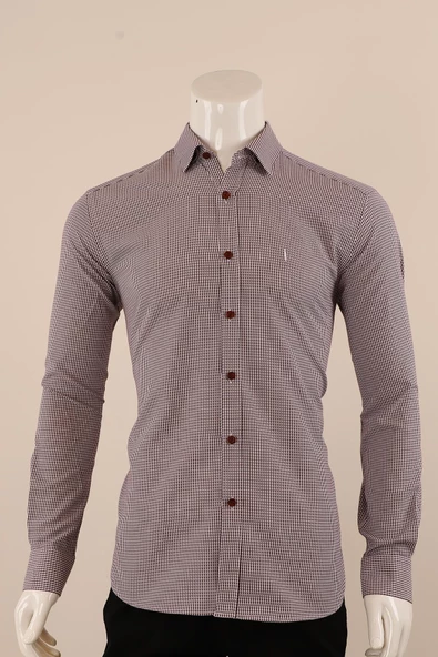 Uzun Kol Regular Fit Desenli Gömlek - 6