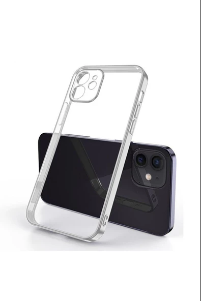 İphone 11 Pro Lazer Kamera Lens Korumalı Plating Telefon Kılıf&Kapak - Resim 2