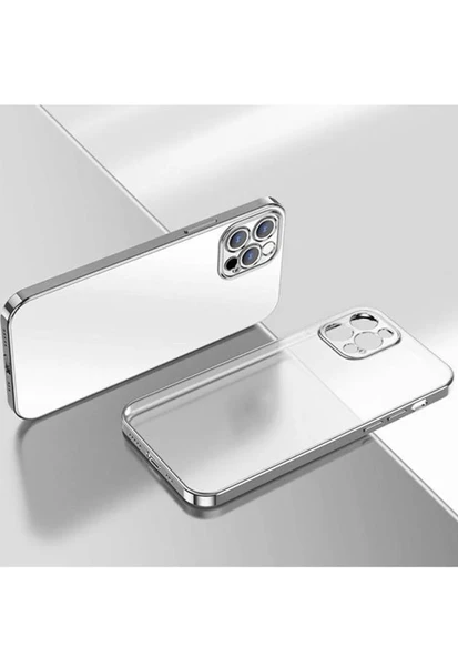 İphone 14 Plus Lazer Kamera Lens Korumalı Plating Telefon Kılıf&Kapak - Resim 12