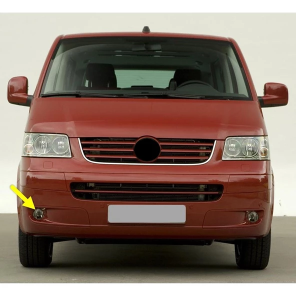 VW Caravelle T5 2004-2010 Ön Tampon Sağ Sis Farı 7H0941700C