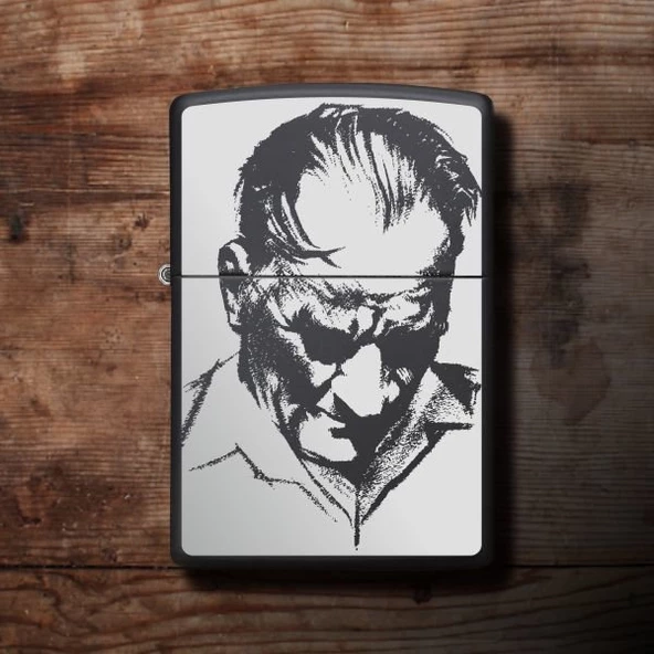 Atatürk Temalı Metal Çakmak-54