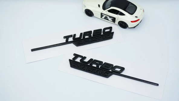 DK Tuning Turbo 4Matic Siyah Çamurluk Yanı Logo Benz İle Uyumlu - 4