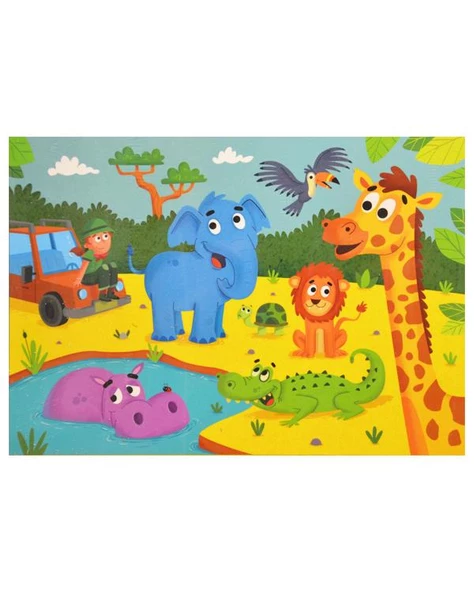 Safari Puzzle 60 Parça Eolo - 2