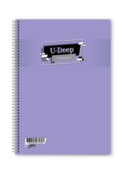 Düz Çizgisiz 60 Yaprak Spiralli Defter A4 Boy Plastik Kapak (1 Adet ) - 6