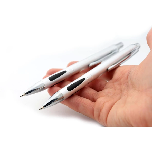 İsme Kişiye Özel 2'li Tükenmez Kalem ve 0.5 mm Uçlu Kalem Seti - 9