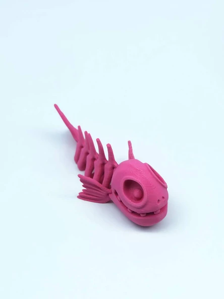 3D Hareketli Balık Figürlü Oyuncak - Pembe - Resim 2