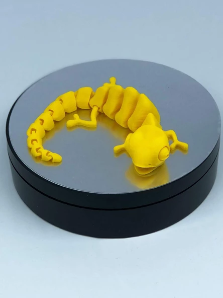 3D Hareketli Bukalemun Figürlü Oyuncak - Sarı - Resim 6