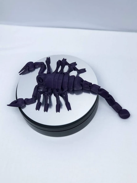 3D Hareketli Akrep Figürlü Oyuncak - Mor ürün görseli 1