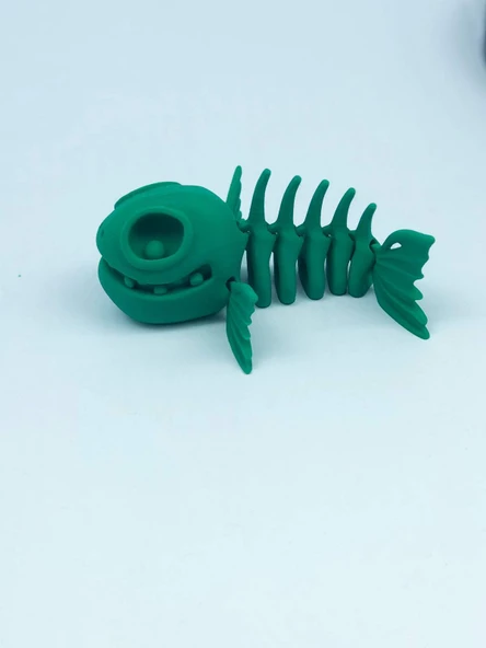 3D Hareketli Balık Figürlü Oyuncak - Yeşil ürün görseli 1