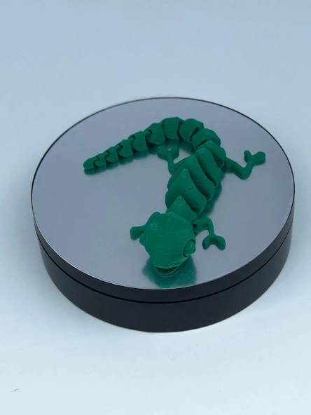 3D Hareketli Bukalemun Figürlü Oyuncak - Yeşil - Resim 2