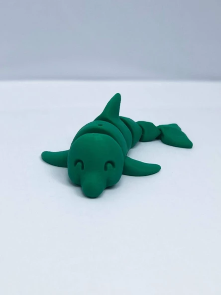 3D Hareketli Yunus Figürlü Oyuncak - Yeşil - Resim 6