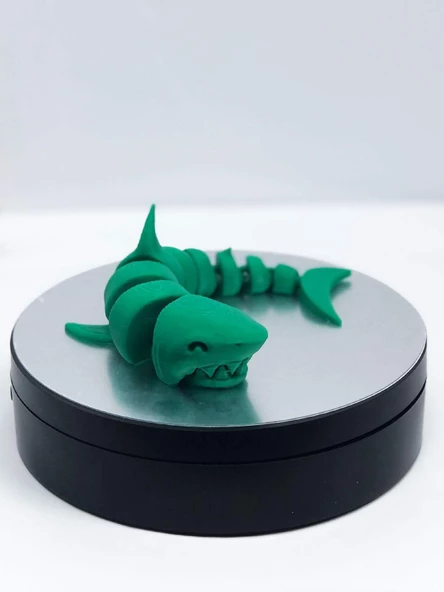 3D Hareketli Köpek Balığı Figürlü Oyuncak - Yeşil - 6