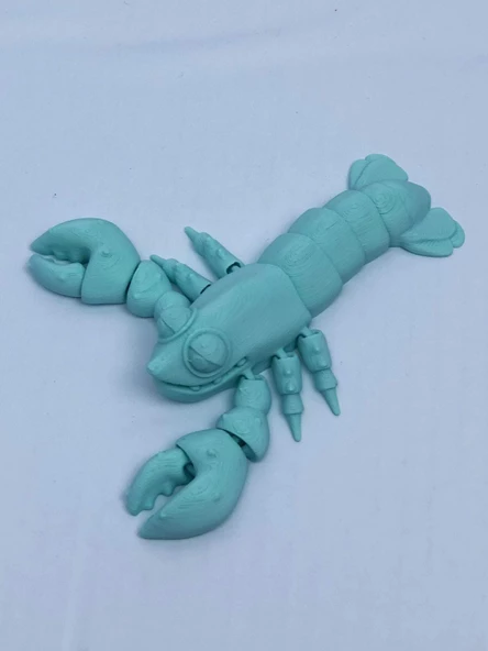 3D Hareketli Istakoz Figürlü Oyuncak - Turkuaz - Resim 2