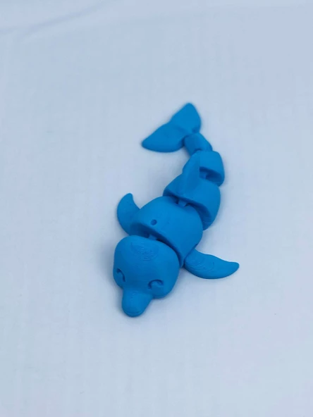 3D Hareketli Yunus Figürlü Oyuncak - Mavi - Resim 6