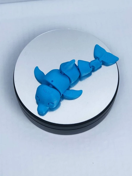 3D Hareketli Yunus Figürlü Oyuncak - Mavi - Resim 2
