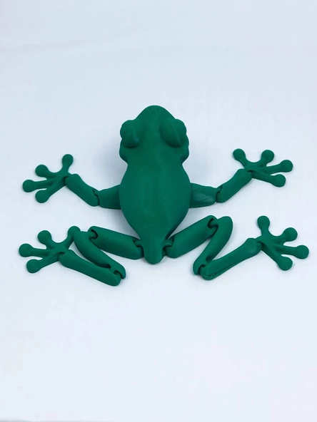 3D Hareketli Kurbağa Figürlü Oyuncak - Yeşil - Resim 4