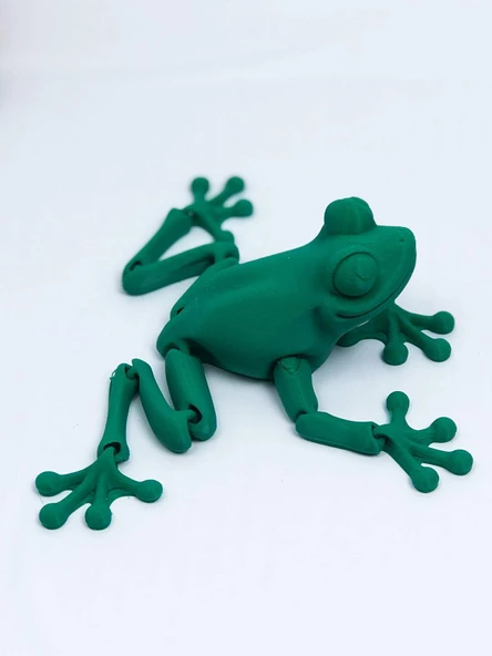 3D Hareketli Kurbağa Figürlü Oyuncak - Yeşil - Resim 7