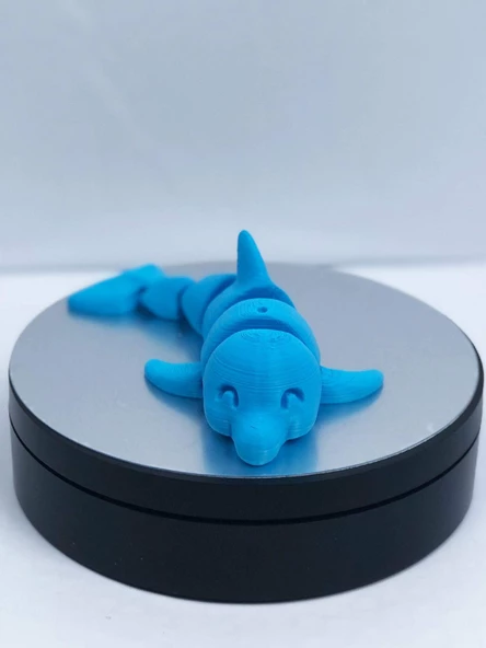 3D Hareketli Yunus Figürlü Oyuncak - Mavi - Resim 5