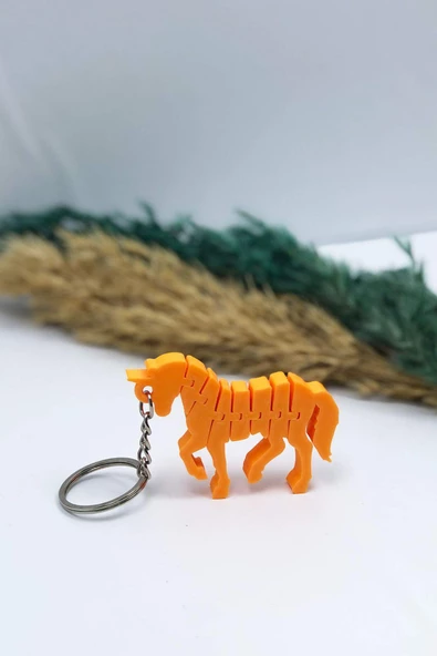 3D At Figürlü Anahtarlık - Resim 7