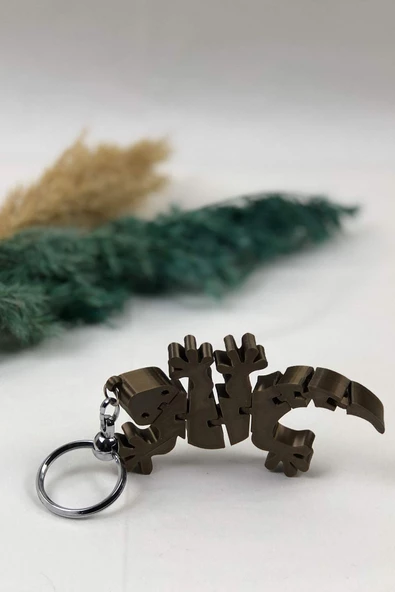 3D Timsah Figürlü Anahtarlık - Resim 6