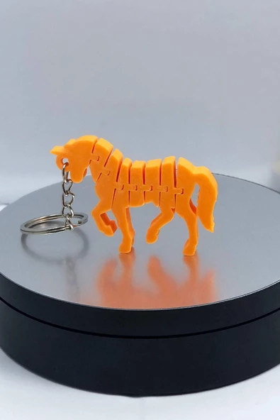 3D At Figürlü Anahtarlık - Resim 4