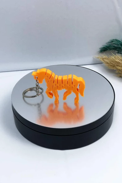 3D At Figürlü Anahtarlık - Resim 5