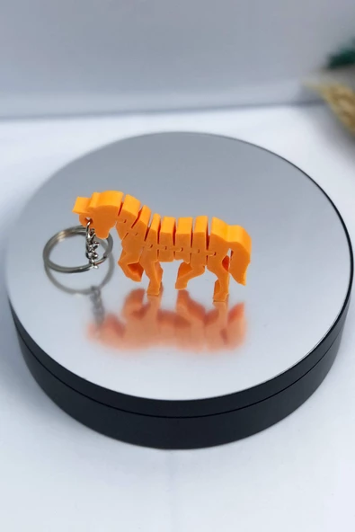 3D At Figürlü Anahtarlık - Resim 6