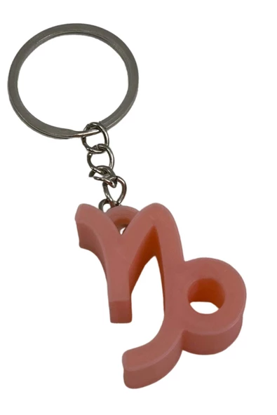 Oğlak Burcu Anahtarlık Pembe ürün görseli 1