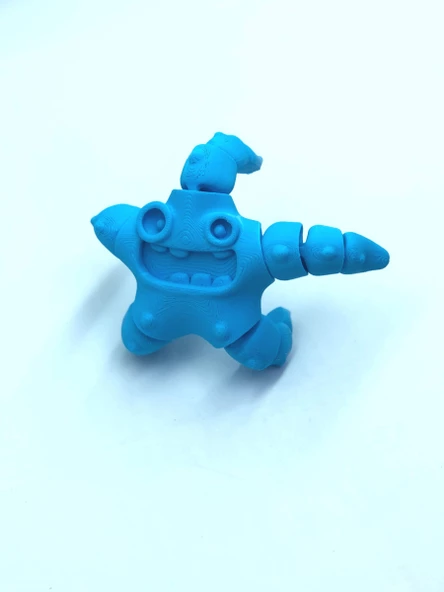 3D Hareketli Deniz Yıldızı Oyuncak - Mavi ürün görseli 1