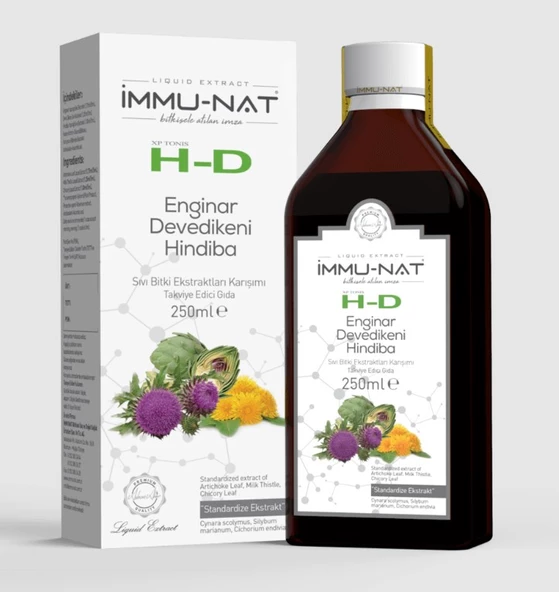 İmmunat Xp Tonis H-D Enginar Deve Dikeni Hindiba Sıvı Ekstraktı 250 ml