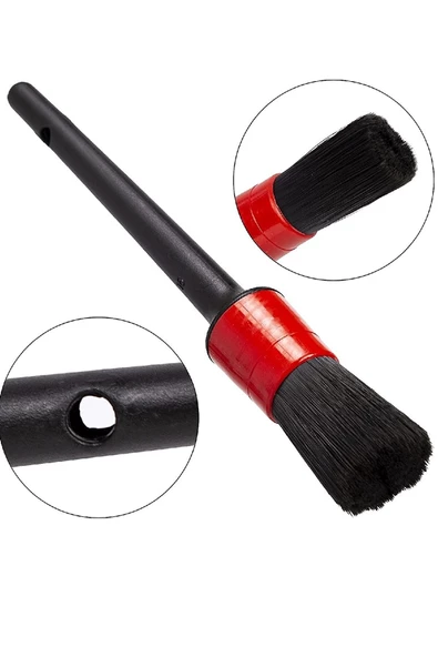 5li Oto Temizlik Detay Fırçası Seti Farklı Boyutlarda Fırça Seti - 3