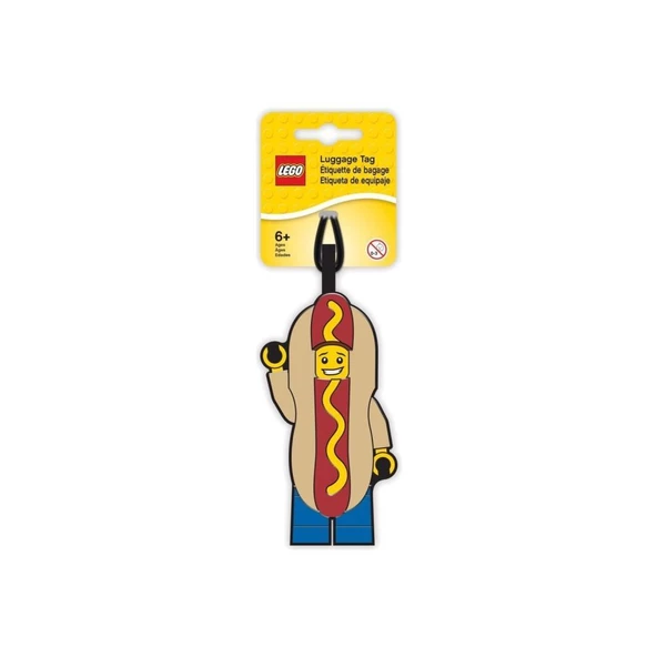 LEGO 5005582 LEGO Hot Dog Guy Luggage Tag - 2