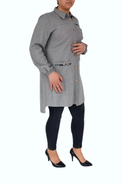 Kadın Kışlık Cepli Tunik BGL-ST02343 - Resim 7