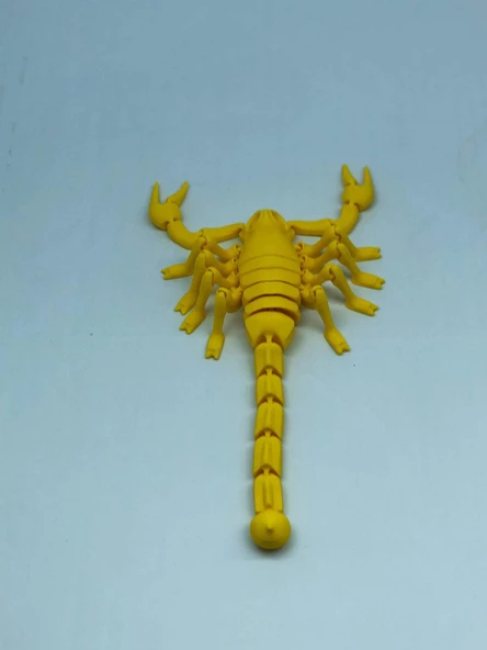 3D Hareketli Akrep Figürlü Oyuncak - Sarı - Resim 4
