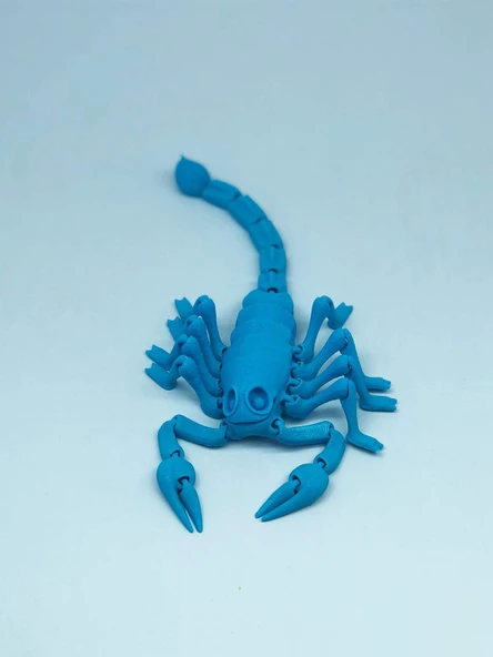3D Hareketli Akrep Figürlü Oyuncak - Mavi - 6