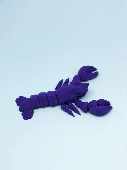 3D Hareketli Istakoz Figürlü Oyuncak - Mor - 4