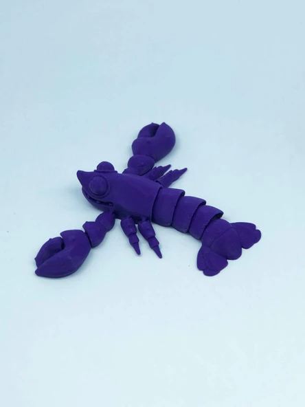 3D Hareketli Istakoz Figürlü Oyuncak - Mor - 3