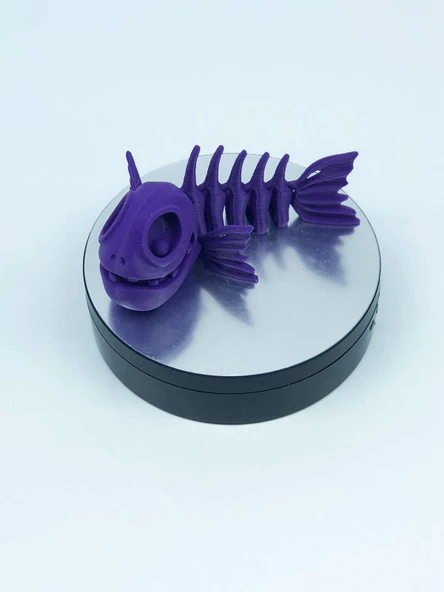 3D Hareketli Balık Figürlü Oyuncak - Mor - Resim 6