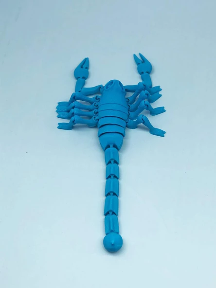 3D Hareketli Akrep Figürlü Oyuncak - Mavi - 2
