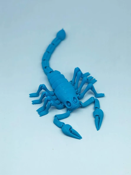 3D Hareketli Akrep Figürlü Oyuncak - Mavi - 5