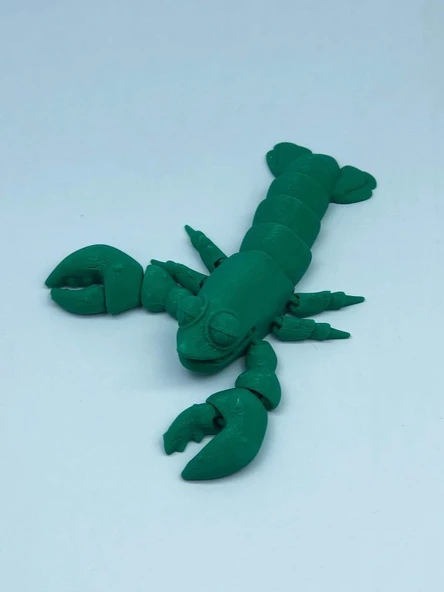 3D Hareketli Istakoz Figürlü Oyuncak - Yeşil ürün görseli 1